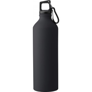 Alumnium palack, 800 ml, fekete (sportkulacs)