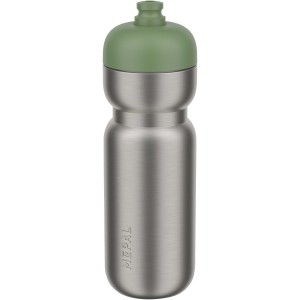 Mepal Pull acél vizespalack, 800 ml, mohazöld