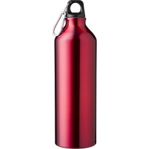 jraalumnium sportpalack, 750 ml, piros (sportkulacs)