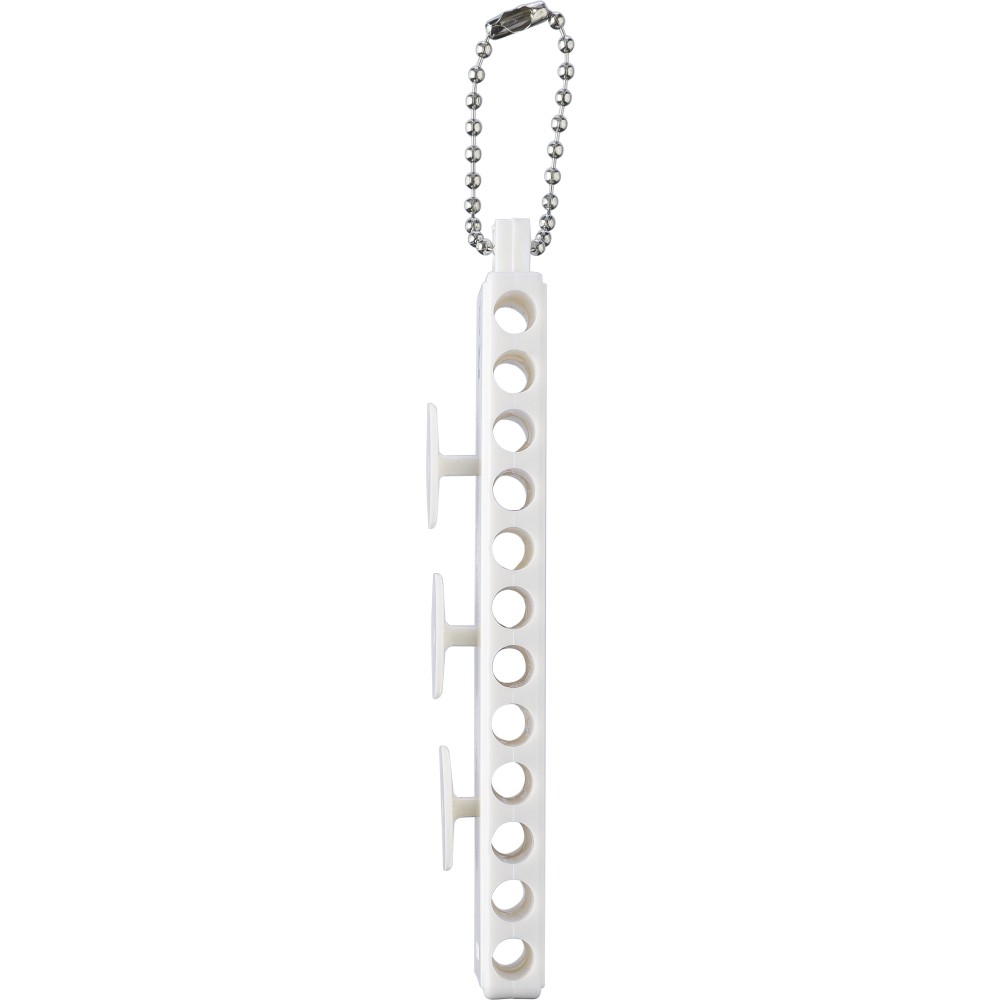 Golf tee-készlet, újrahasznosított ABS, fehér (sportszer)