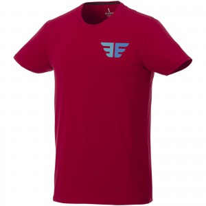 Elevate Balfour frfi organik pl, piros (T-shirt, pl, 90-100% pamut)
