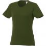 Elevate Heros női pamut póló, army zöld