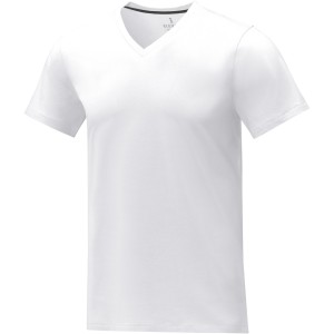 Elevate Somoto V-nyak frfi pl, fehr (T-shirt, pl, 90-100% pamut)