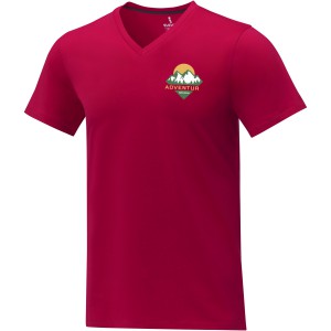 Elevate Somoto V-nyak frfi pl, piros (T-shirt, pl, 90-100% pamut)