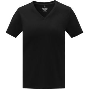 Elevate Somoto V-nyak ni pl, fekete (T-shirt, pl, 90-100% pamut)