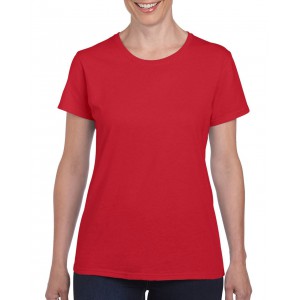 Gildan Heavy női póló, Red (T-shirt, póló, 90-100% pamut)