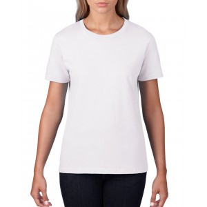 Gildan Premium ni pl, White (T-shirt, pl, 90-100% pamut)