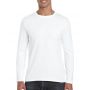 Gildan SoftStyle férfi hosszúujjú póló, White