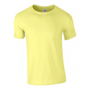 Gildan SoftStyle frfi pl, Cornsilk (T-shirt, pl, 90-100% pamut)