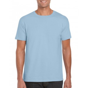 Gildan SoftStyle férfi póló, Light Blue (T-shirt, póló, 90-100% pamut)