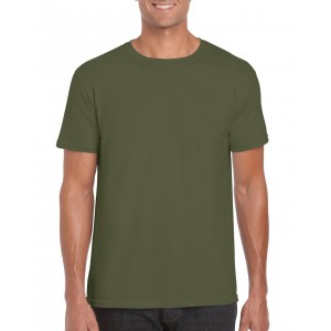 Gildan SoftStyle frfi pl, Military Green (T-shirt, pl, 90-100% pamut)