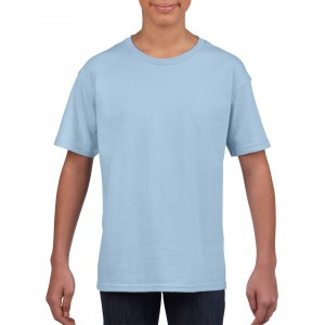 Gildan SoftStyle gyerekpl, Light Blue (T-shirt, pl, 90-100% pamut)