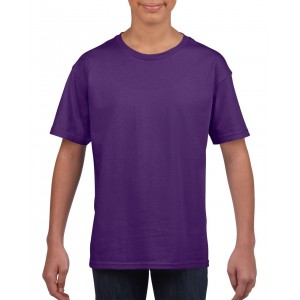 Gildan SoftStyle gyerekpl, Purple (T-shirt, pl, 90-100% pamut)