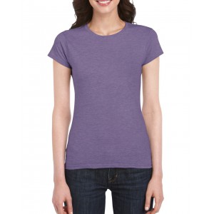 Gildan SoftStyle ni pl, Heather Purple (T-shirt, pl, 90-100% pamut)