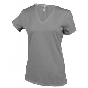 Kariban ni V-nyak pl, Oxford Grey (T-shirt, pl, 90-100% pamut)