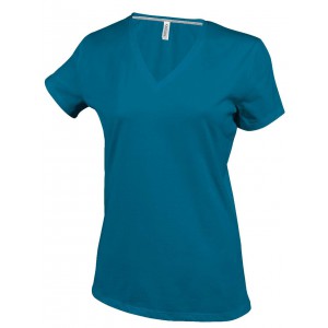 Kariban ni V-nyak pl, Tropical Blue (T-shirt, pl, 90-100% pamut)