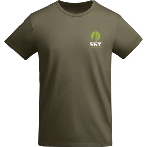 Roly Breda frfi organikus pamut pl, Militar Green (T-shirt, pl, 90-100% pamut)