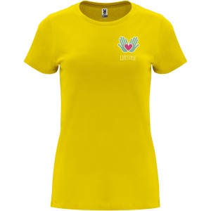 Roly Capri ni pamutpl, Yellow (T-shirt, pl, 90-100% pamut)