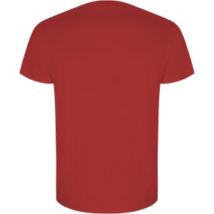 Roly Golden organikus pamut frfi pl, Red (T-shirt, pl, 90-100% pamut)