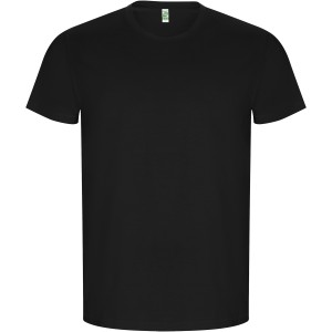 Roly Golden organikus pamut frfi pl, Solid black (T-shirt, pl, 90-100% pamut)