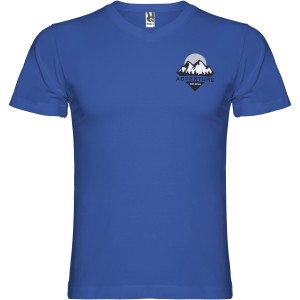 Roly Samoyedo V-nyak frfi pl, Royal (T-shirt, pl, 90-100% pamut)