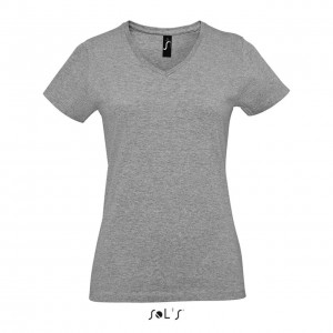 Sol's Imperial V-nyak ni pl, Grey Melange (T-shirt, pl, 90-100% pamut)