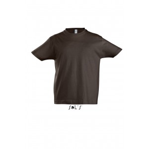 Sols Imperial gyerekpl, Chocolate (T-shirt, pl, 90-100% pamut)