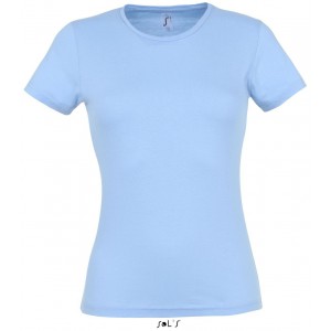Sols Miss ni pl, Sky Blue (T-shirt, pl, 90-100% pamut)