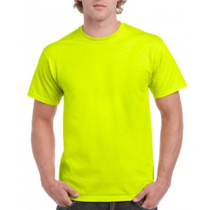 Gildan Ultra frfi pl, Safety Green (T-shirt, pl, kevertszlas, mszlas)