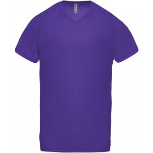 ProAct Frfi V-nyak sportpl, Violet (T-shirt, pl, kevertszlas, mszlas)