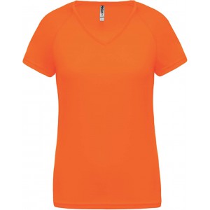 ProAct Ni V-nyak sportpl, Fluorescent Orange (T-shirt, pl, kevertszlas, mszlas)