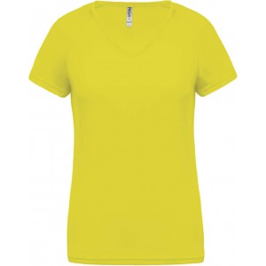 ProAct Ni V-nyak sportpl, Fluorescent Yellow (T-shirt, pl, kevertszlas, mszlas)