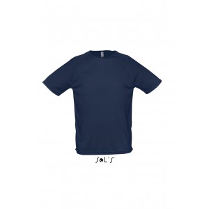 Sols Sporty raglnujj pl, French Navy (T-shirt, pl, kevertszlas, mszlas)