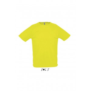 Sols Sporty raglnujj pl, Neon Yellow (T-shirt, pl, kevertszlas, mszlas)