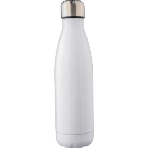 Újraacél duplafalú kulacs, 500 ml, fehér