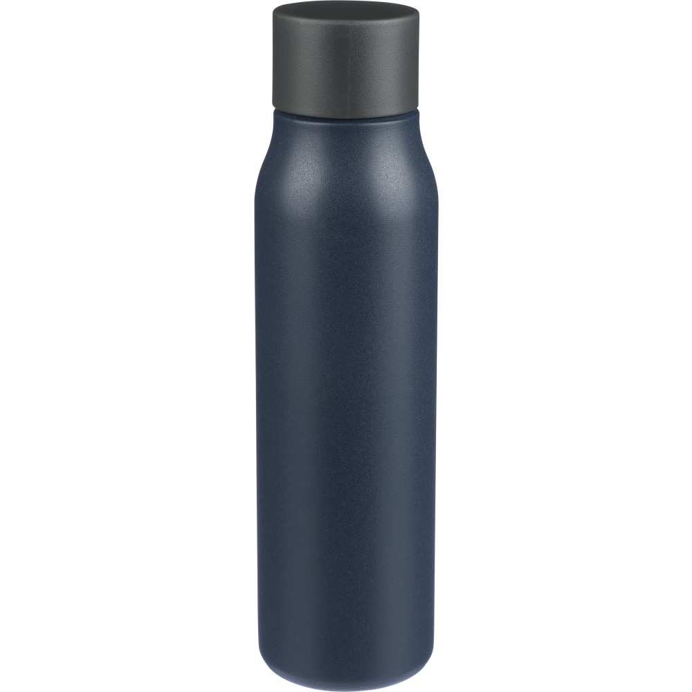Újraacél palack, 600 ml, kék (termosz)