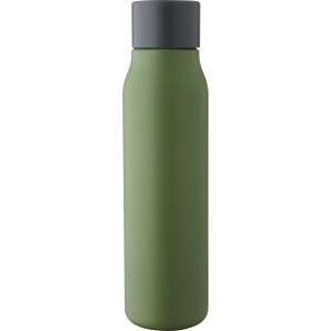 Újraacél palack, 600 ml, zöld