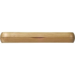 Bambusz tollkszlet fadobozban, ezst/natr (tollkszlet)
