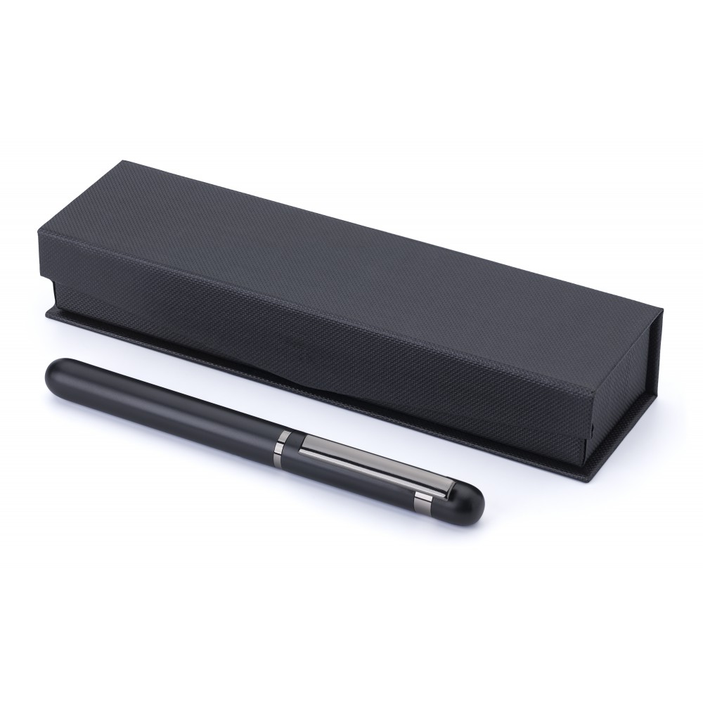 Alumínium és réz rollerball toll, fekete (töltőtoll, rollerball)