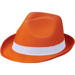 Trilby kalap, narancs/fehér (11107041)