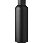 Újraacél duplafalú palack, 500 ml, fekete (971864-01)