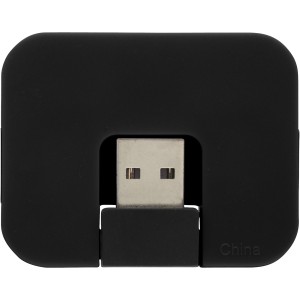 Gaia 4 portos USB eloszt, fekete (vezetk, eloszt, adapter, kbel)