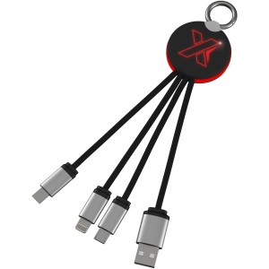 SCX.design C16 ring vilgt vezetk, piros/fekete (vezetk, eloszt, adapter, kbel)