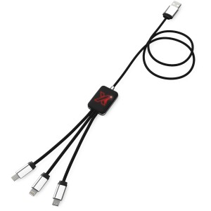 SCX.design C17 vilgt vezetk, piros/fekete (vezetk, eloszt, adapter, kbel)