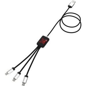 SCX.design C17 vilgt vezetk, piros/fekete (vezetk, eloszt, adapter, kbel)