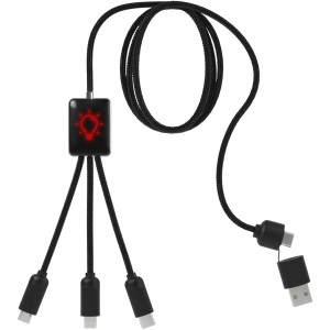 SCX.design C28 5-in-1 kihzhat vezetk, piros/fekete (vezetk, eloszt, adapter, kbel)