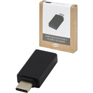 Tekio ADAPT alumnum USB-C s USB-A 3.0 adapter, fekete (vezetk, eloszt, adapter, kbel)