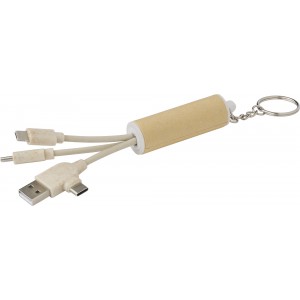 USB tltkbel s kulcstart, barna (vezetk, eloszt, adapter, kbel)