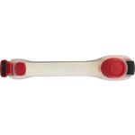 Villogó LED-es szilikon karpánt, piros (3283-08)