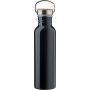 Poppy rozsdamentes acl palack, 700 ml, fekete